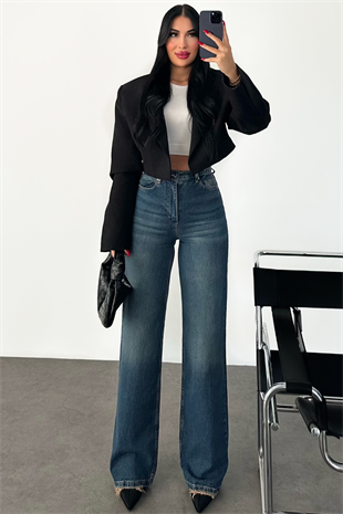 PREMİUM YÜKSEK BEL TİNTLİ WİDE LEG ESSY JEAN