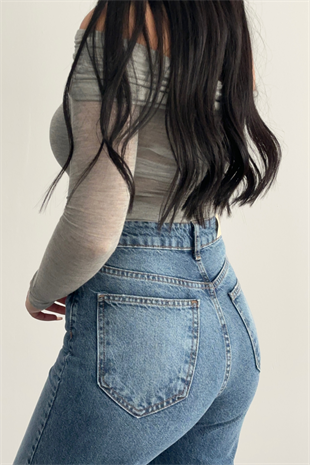 PREMİUM YÜKSEK BEL WİDE LEG DESNY JEAN