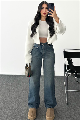 PREMİUM ZENY WİDE LEG JEAN