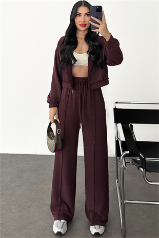 PRMİUM MÜRDÜM YIKAMALI EŞOFMAN TAKIMI