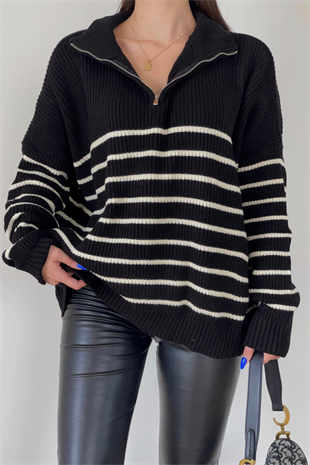 SİYAH BOL PAÇA DERİ PANTOLON