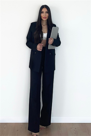 SİYAH PALAZZO- PANTOLON