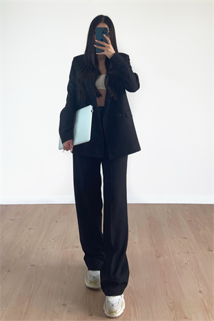 SİYAH PALAZZO- PANTOLON