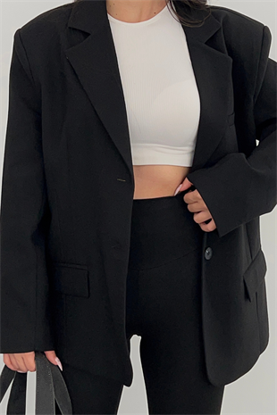 SİYAH PREMİUM BLAZER CEKET