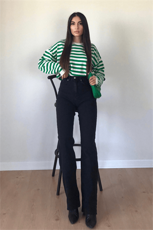  FÜME WİDE LEG JEANS 