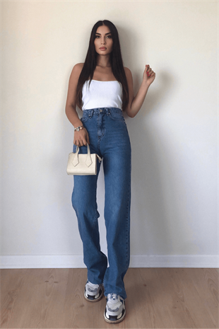 STRAİGHT JEAN - MAVİ