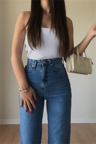 STRAİGHT JEAN - MAVİ