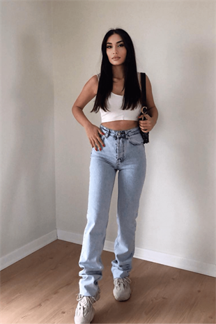 STRAİGHT JEAN AÇIK MAVİ 