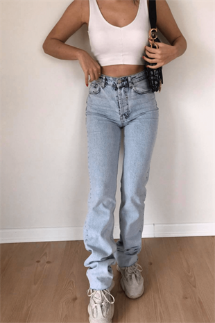 STRAİGHT JEAN AÇIK MAVİ 