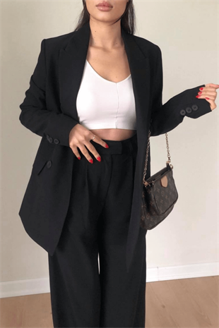 TEK DÜĞME DETAYLI BLAZER CEKET