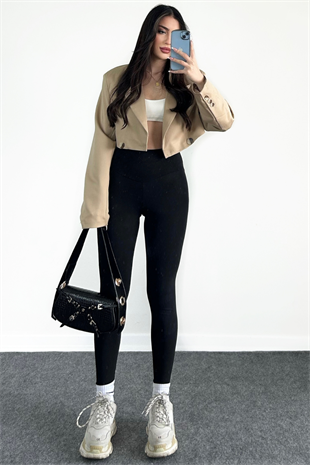 VATKALI CROP BLAZER CEKET