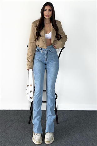 VATKALI CROP BLAZER CEKET