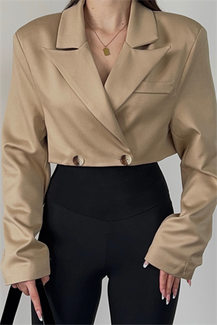 VATKALI CROP BLAZER CEKET