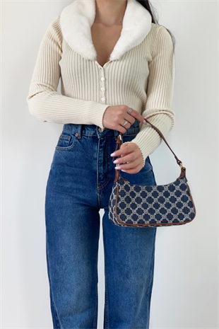 WİDE LEG ORTA KOYU JEAN