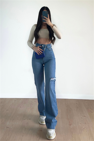 YIRTIK DETAY JEAN 