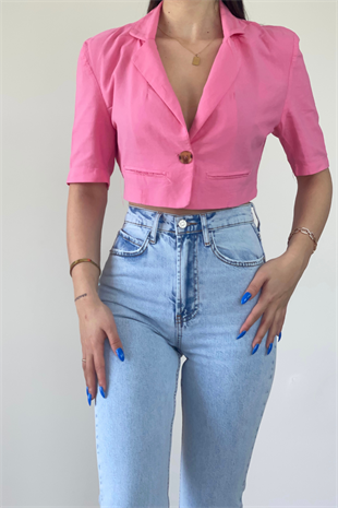 YIRTMAÇ DETAYLI BUZ MAVİ JEANS