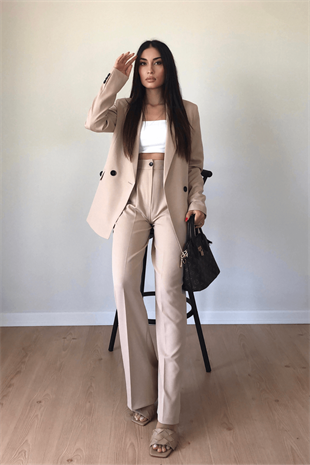 VİZON PALAZZO PANTOLON 