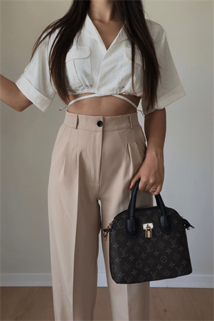 VİZON PALAZZO PANTOLON 