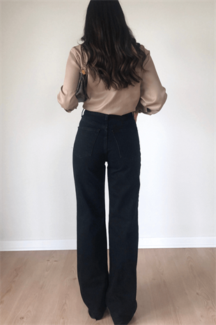  FÜME WİDE LEG JEAN 