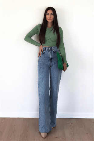  WİDE LEG YÜKSEK BEL JEAN