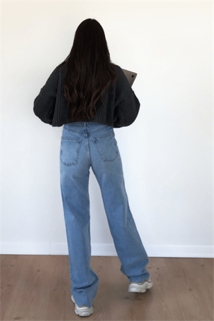  AÇIK MAVİ WİDE LEG JEANS