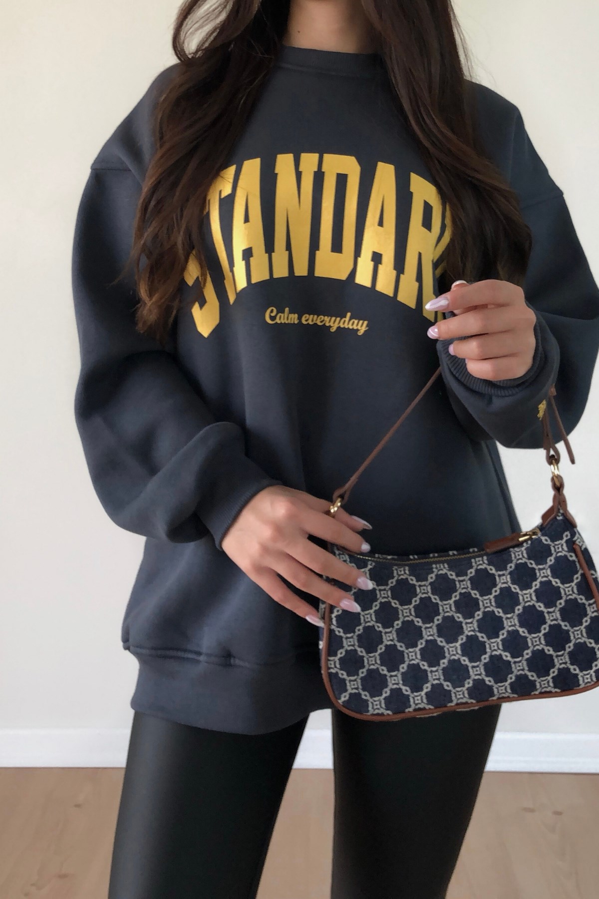 FÜME BASİC SWEATSHİRT