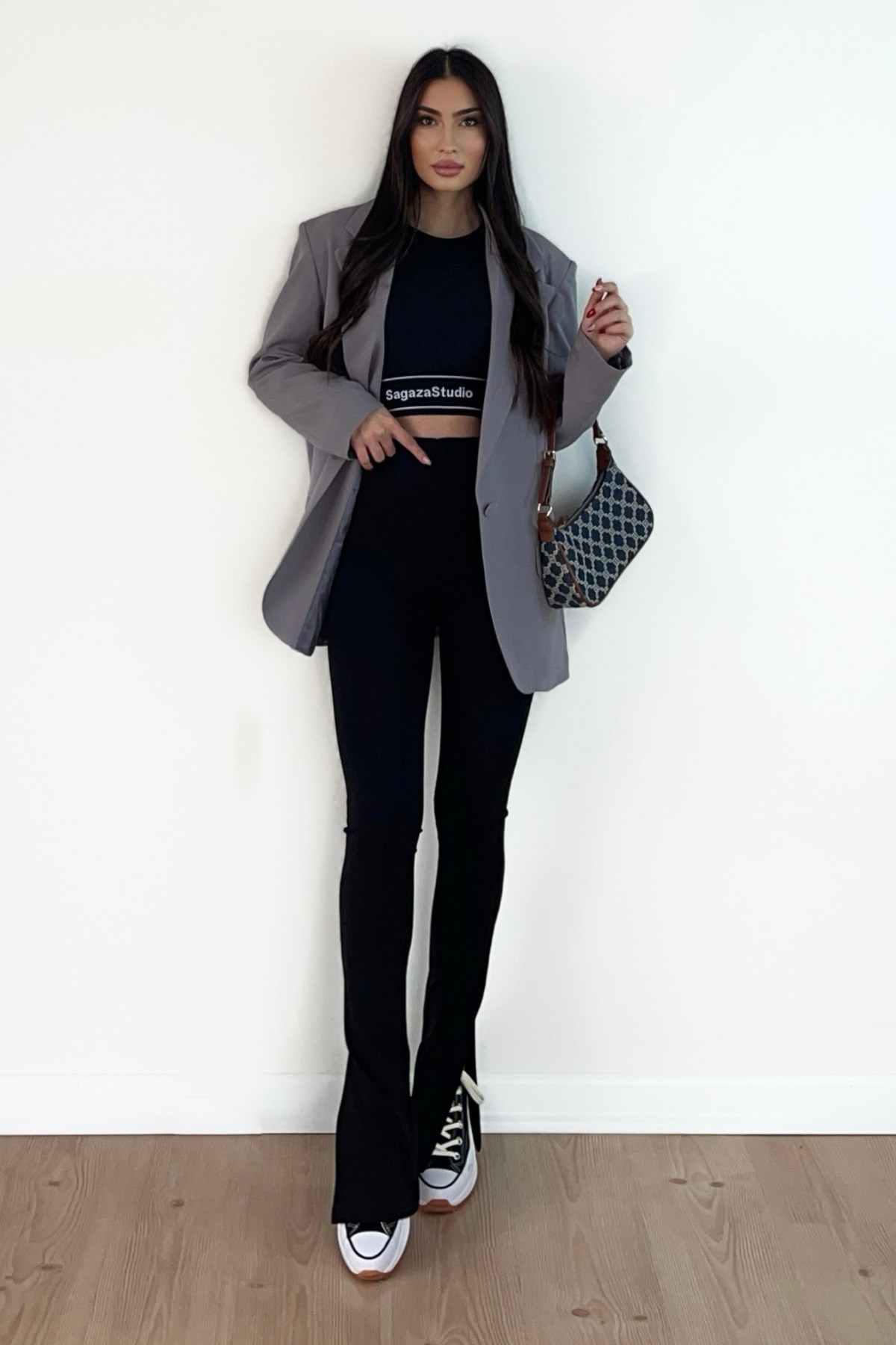 GRİ BLAZER CEKET