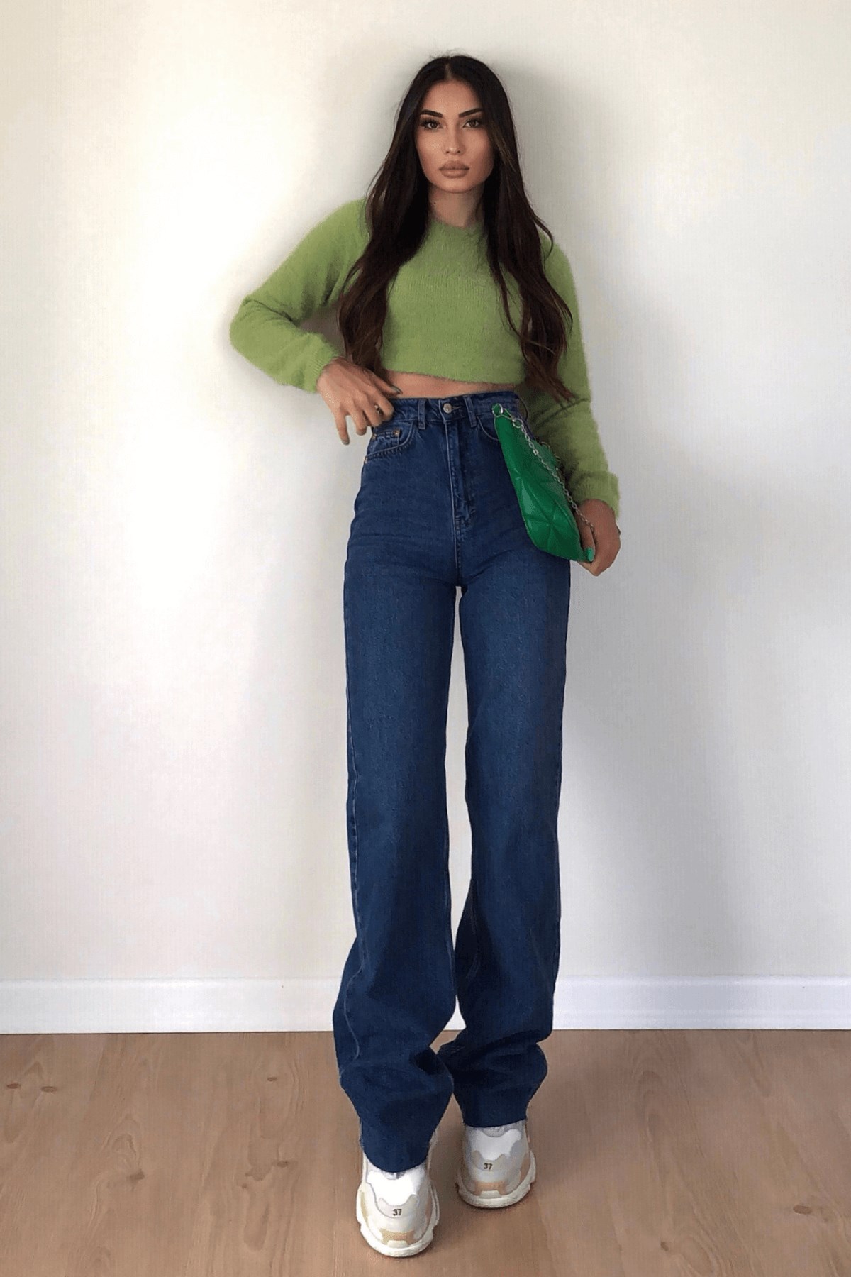 P&B STRAİGHT BLUE JEAN