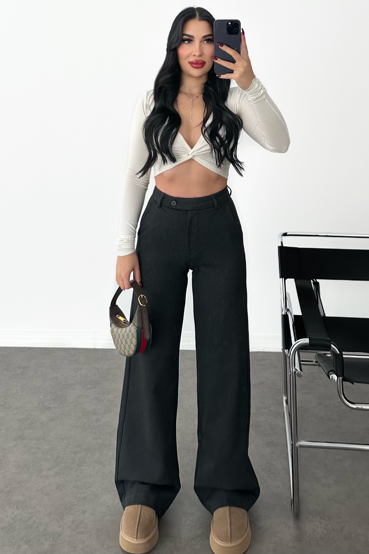 PREMİUM ANTRASİT KALIN KUMAŞ PANTOLON 