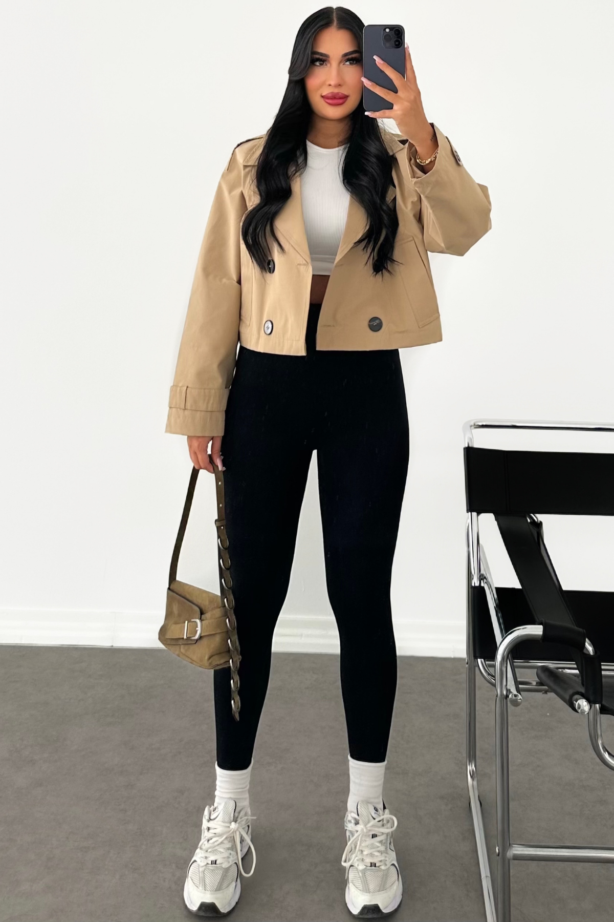 PREMİUM CAMEL LAVİNİA TRENÇ