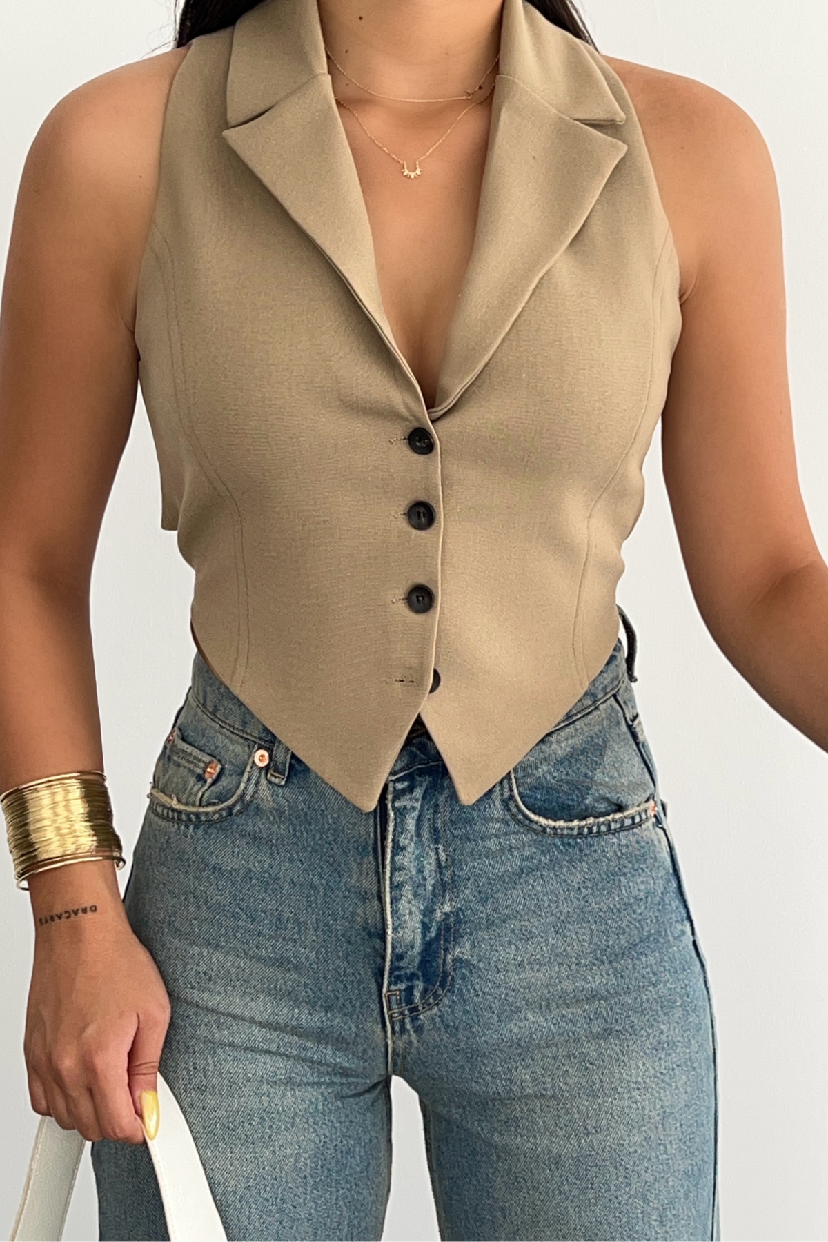 PREMİUM  CAMEL YELEK