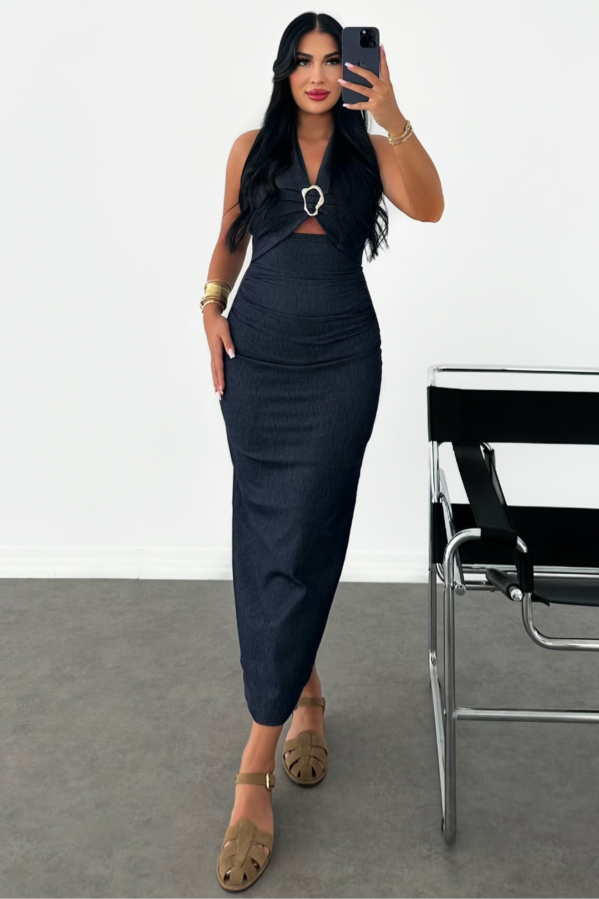 PREMİUM DENİM ELBİSE