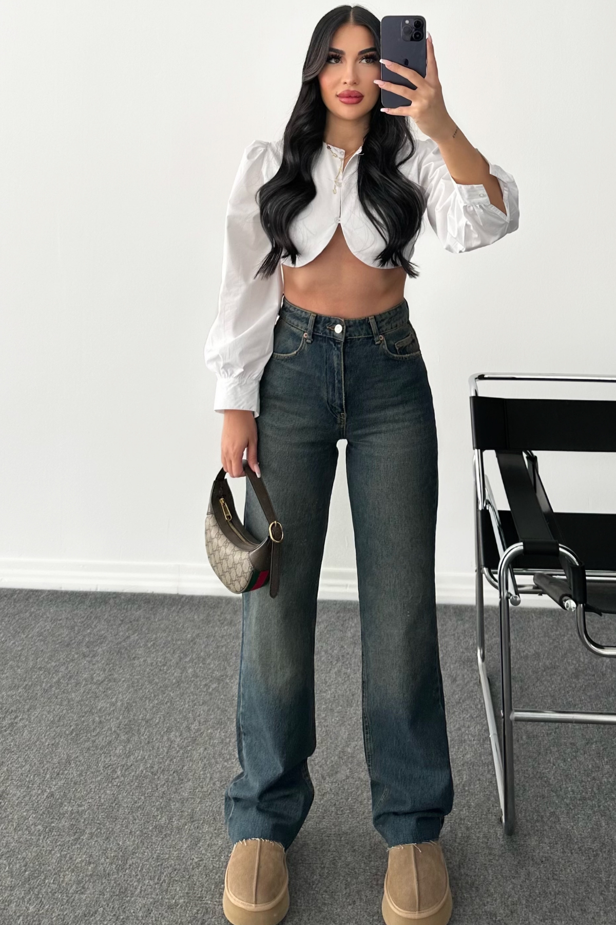 PREMİUM TİNTLİ SENDRA WİDE LEG JEAN