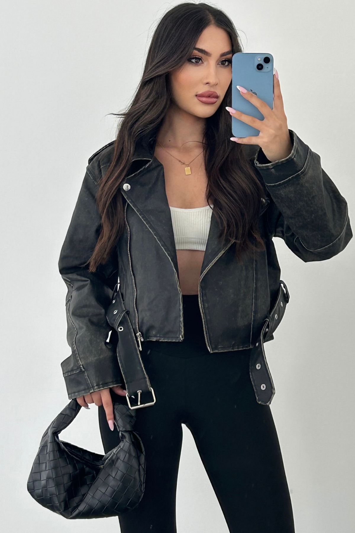PREMİUM YIKAMALI DERİ CEKET