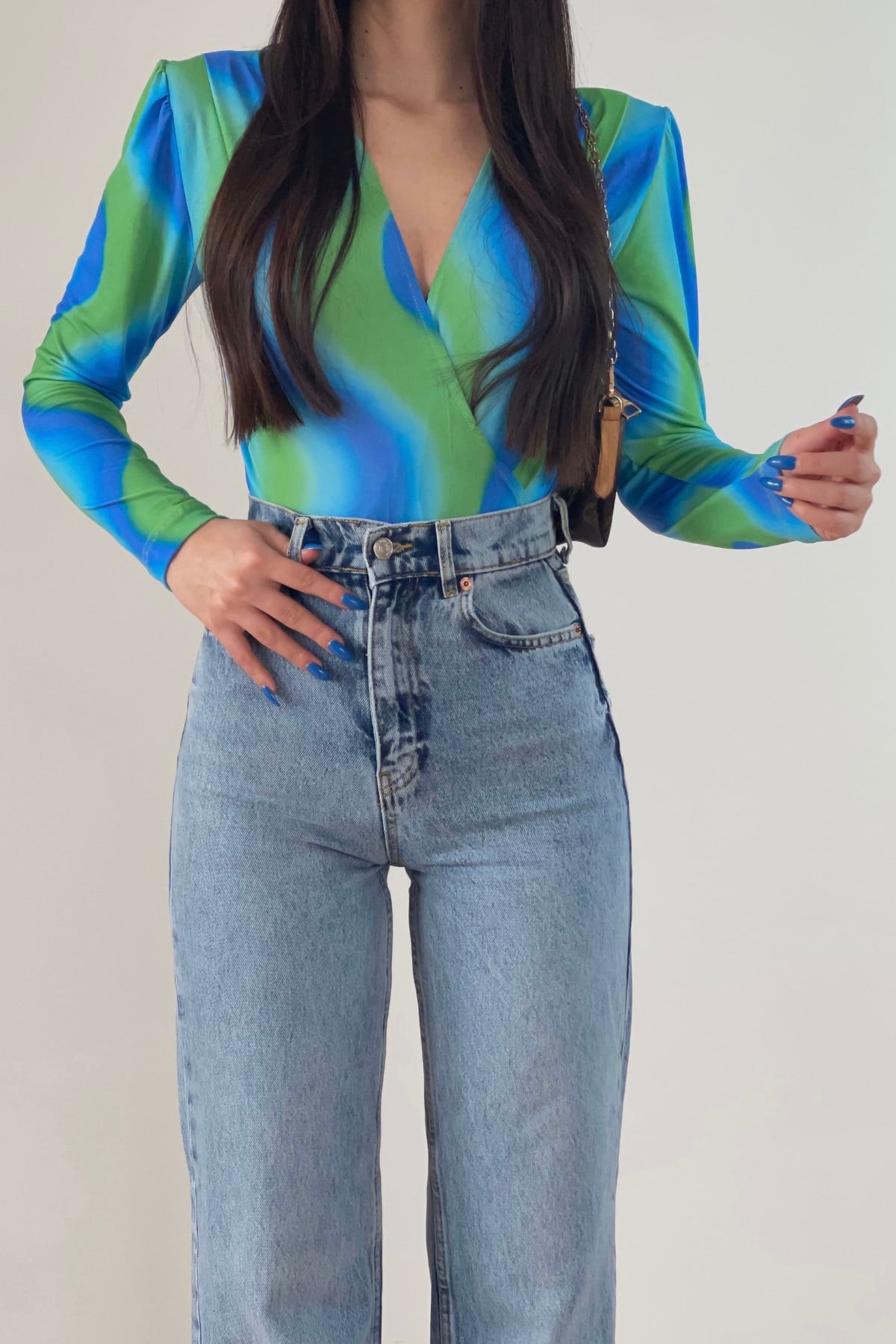 RENK GEÇİŞLİ BLUZ 