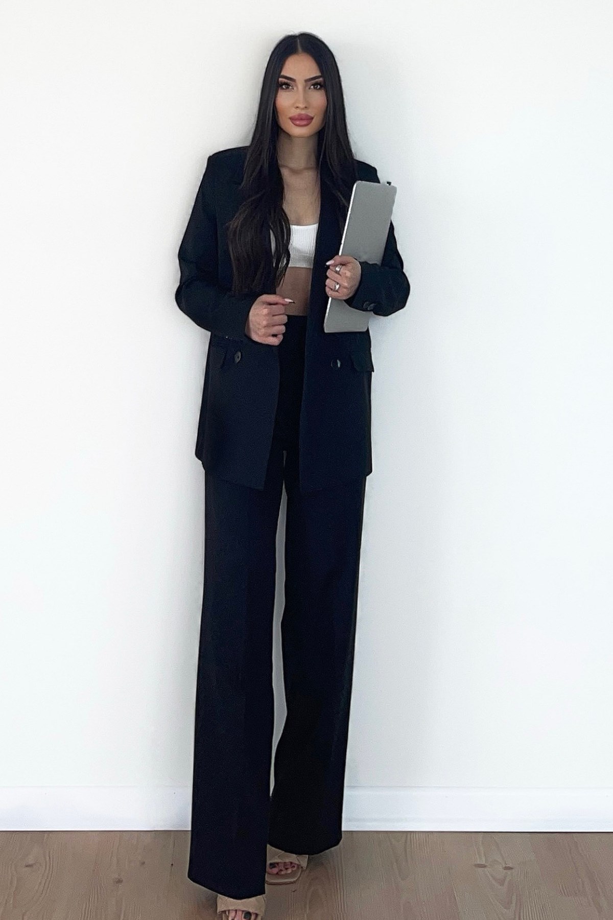 SİYAH PALAZZO- PANTOLON