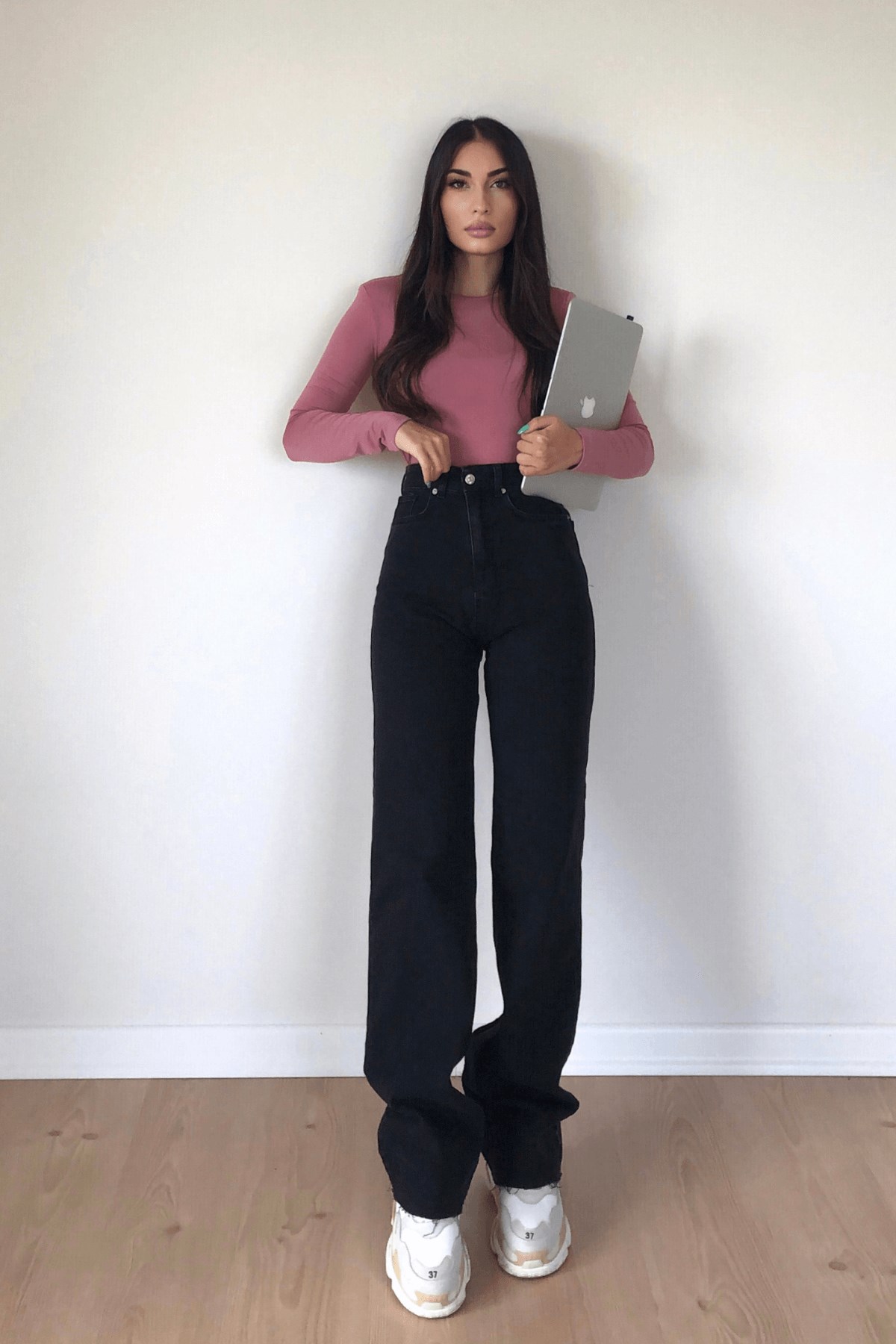 STRADİVARİUS FÜME WİDE LEG 