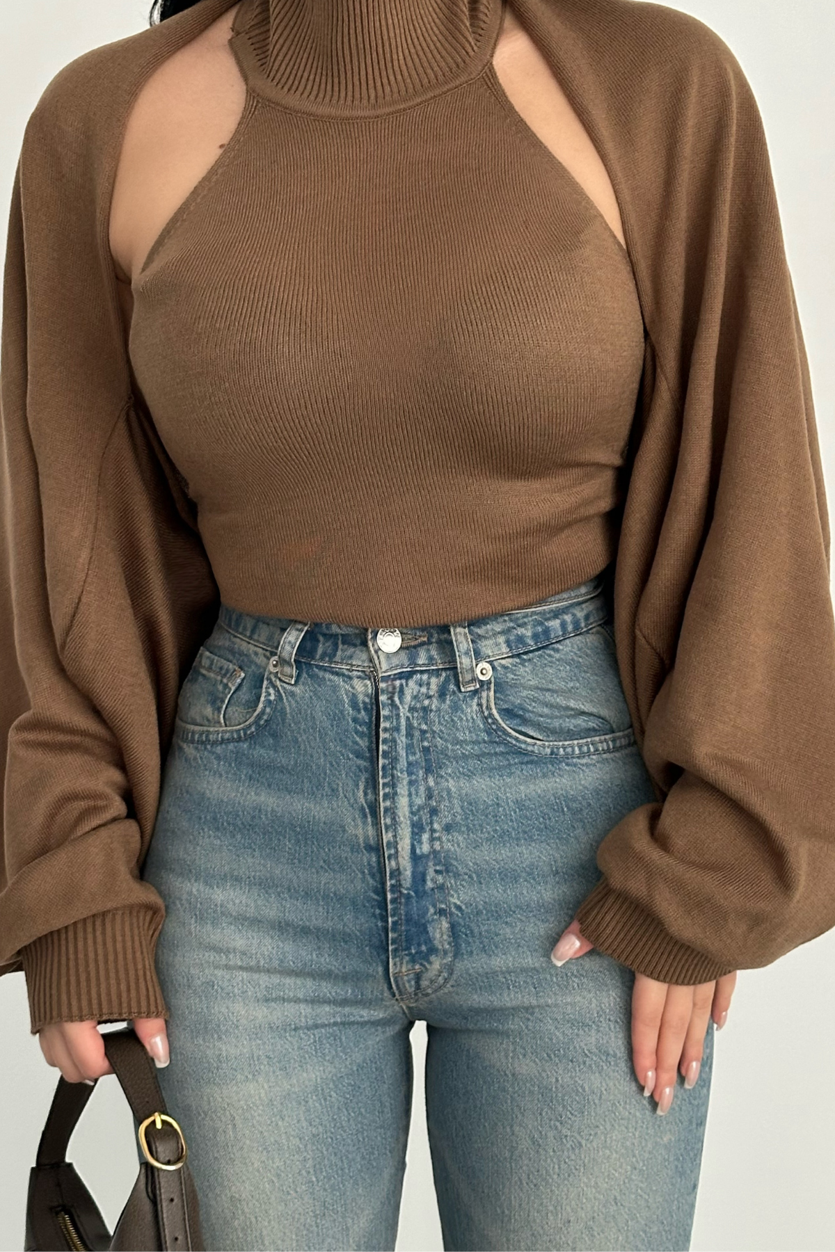 SÜTLÜ KAHVE BALEROLU TRİKO