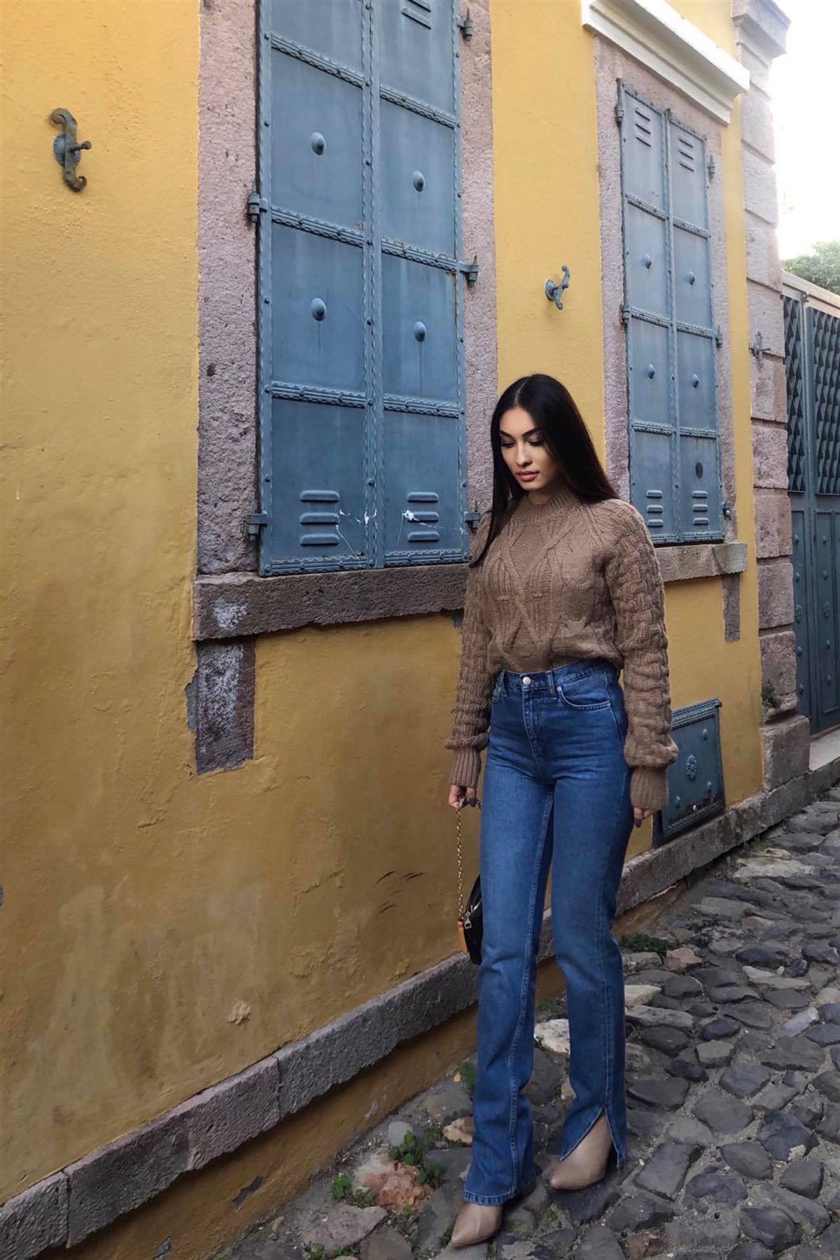 Yanları Yırtmaçlı Jean 