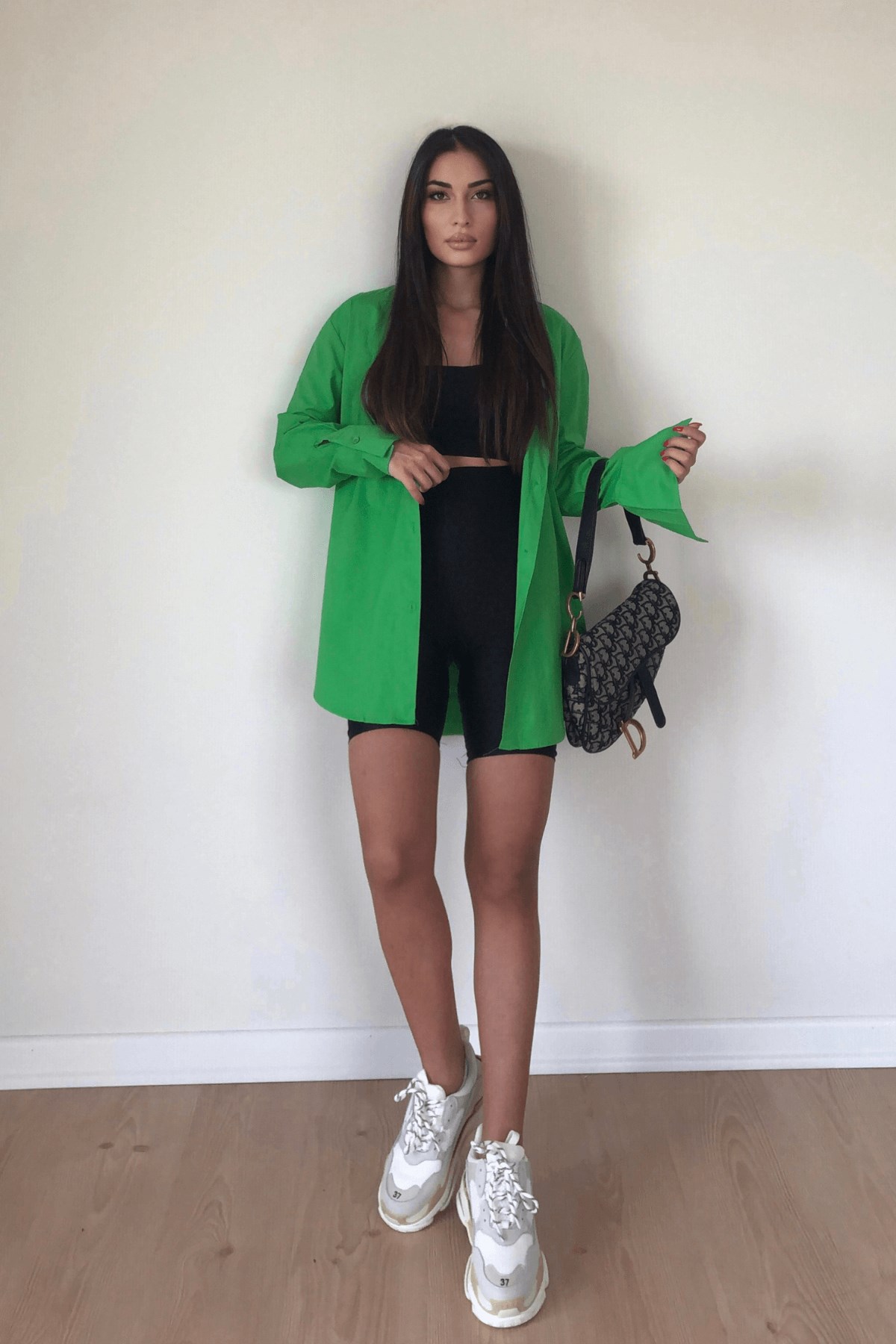 ZARA MODEL YEŞİL GÖMLEK 