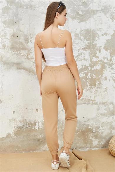 Kadın Krem Jogger Eşofman