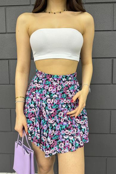 Heramoda Kadın Beyaz Straplez Crop