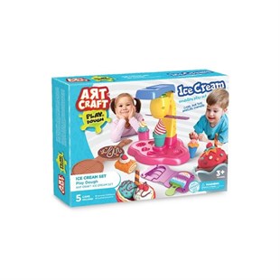 Art Craft Oyun Hamuru Dondurma Seti 280 gr Hamur Seti - Hamur Kalıpları - Oyun Hamuru - Hamur Setleri - Oyun Hamurları