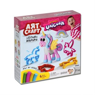 Art Craft Unicorn Oyun Hamuru Seti (200 Gr.) Hamur Seti - Hamur Kalıpları - Oyun Hamuru - Hamur Setleri - Oyun Hamurları