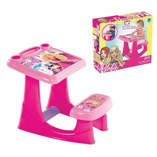 Barbie Çalışma Masası - Ders Çalışma Masası - Ders Seti - Çocuk Masası