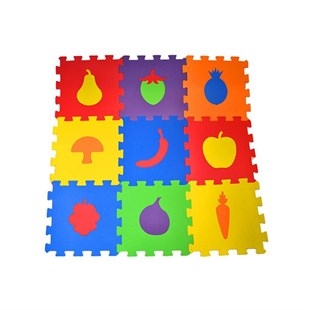 Eva 33 x 33 cm. - 7 mm. Meyveler Puzzle -  - Duvar ve Zemin Kaplamaları - Akçiçek Toys - XML