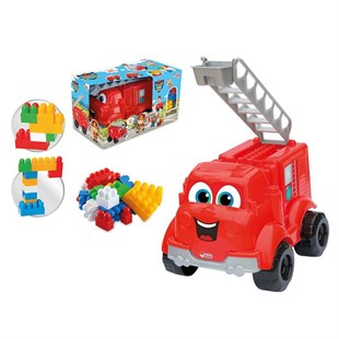 Kutulu İtfaiye Kamyonu Bloklu (30 Parça) - Lego Oyuncaklar - Araç Oyuncakları - Blok Setleri