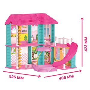 Milanın Miami Evi - Ev Oyuncak - Milanın Miami Ev Seti - Barbie Ev Seti - Rüya Evi - Oyun Evi