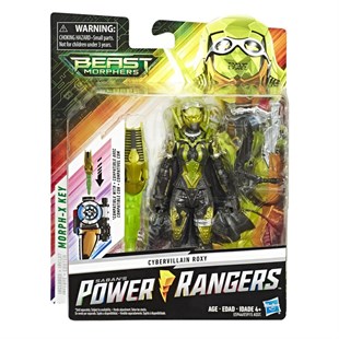 Power Rangers Beast Morphers Cybervillain Roxy Figür