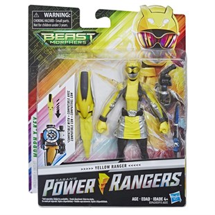 Power Rangers Beast Morphers Sarı Ranger Figür